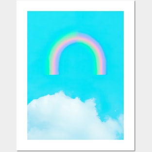 Rainbow an Clouds Posters and Art